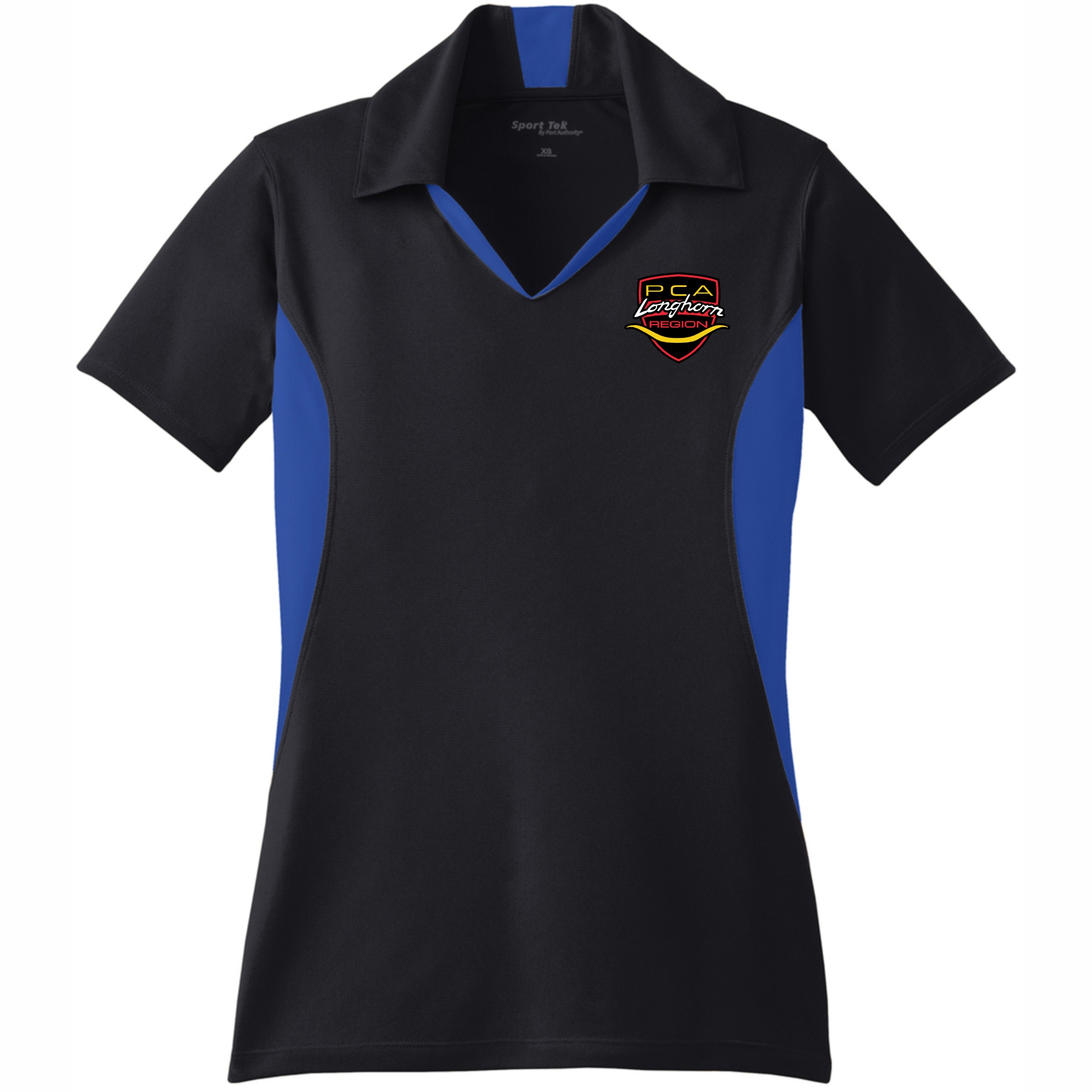 Longhorn Logo - Ladies Sport-Tek Micropique Side Block Polo