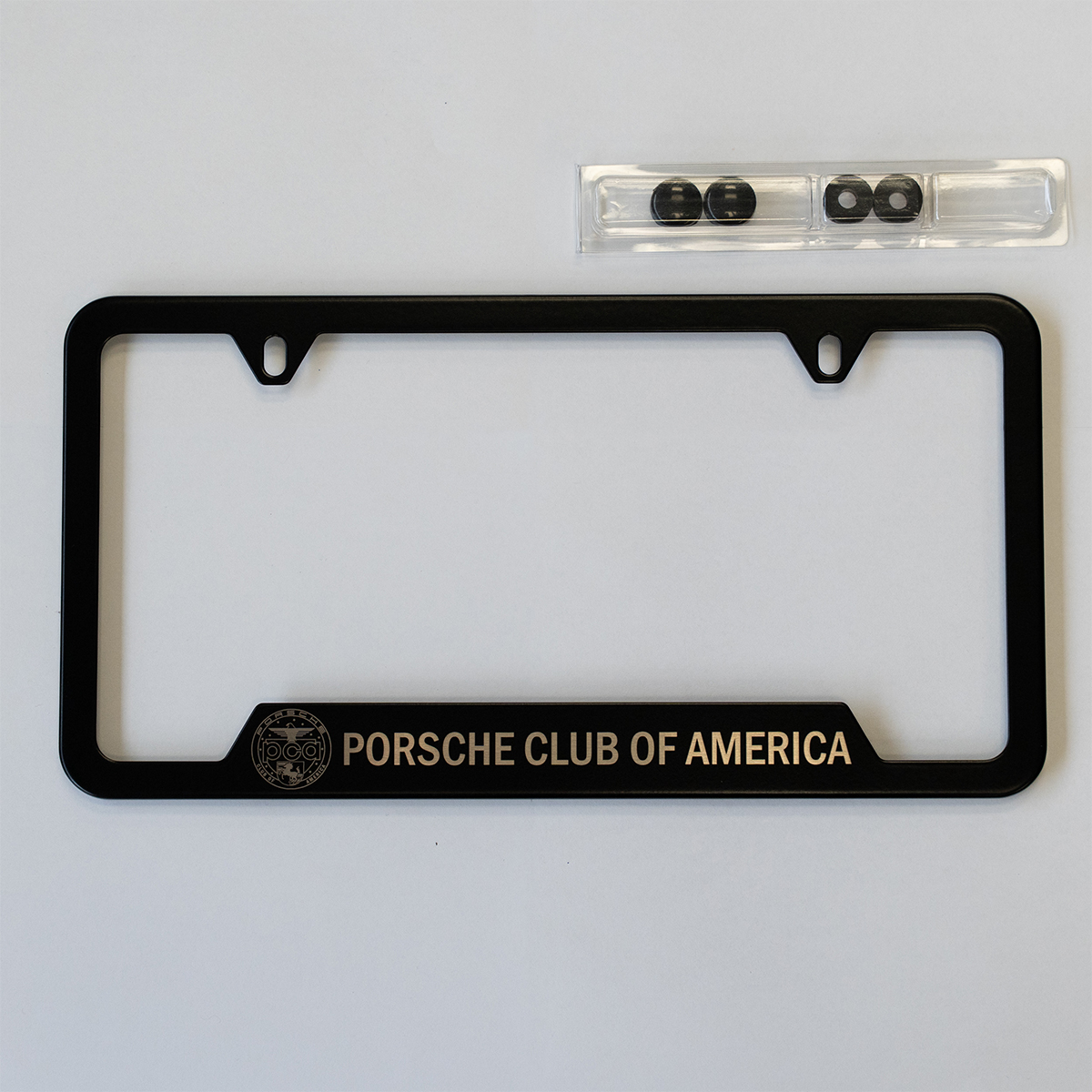 PCA - License Plate Frame - Black | PCA National Webstore
