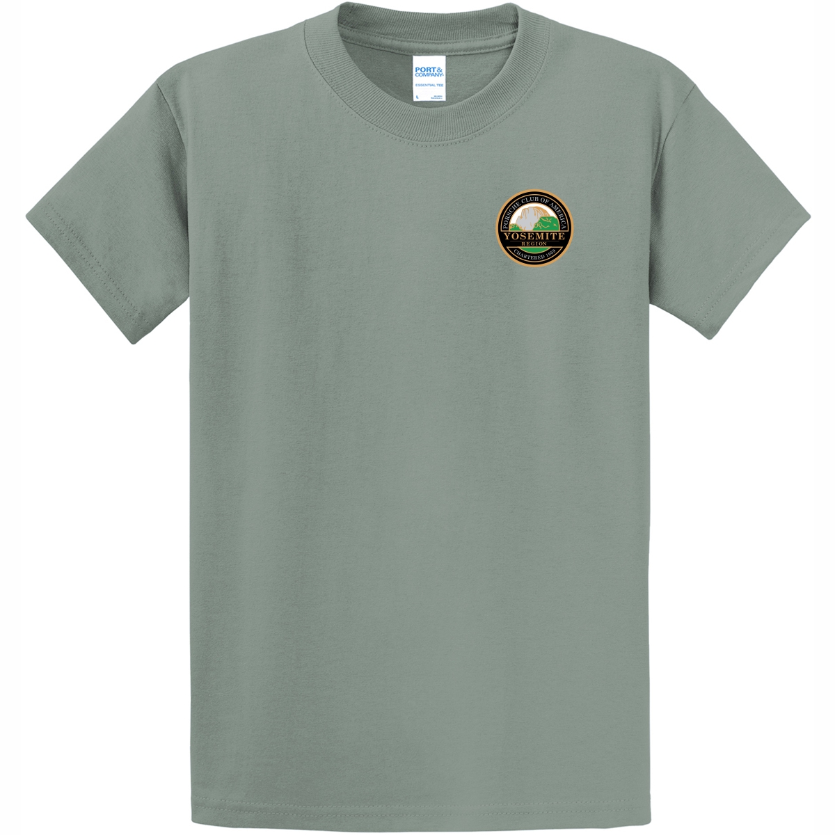 Port & Company Men's Essential T-Shirt – 5XL Medium Grey, 100% Cotton Tee - View #5