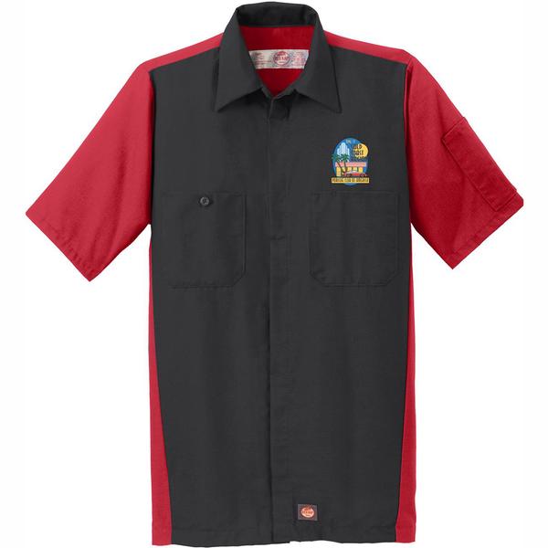 Red Kap Men's Short Sleeve Ripstop Crew Shirt | PCA National Webstore