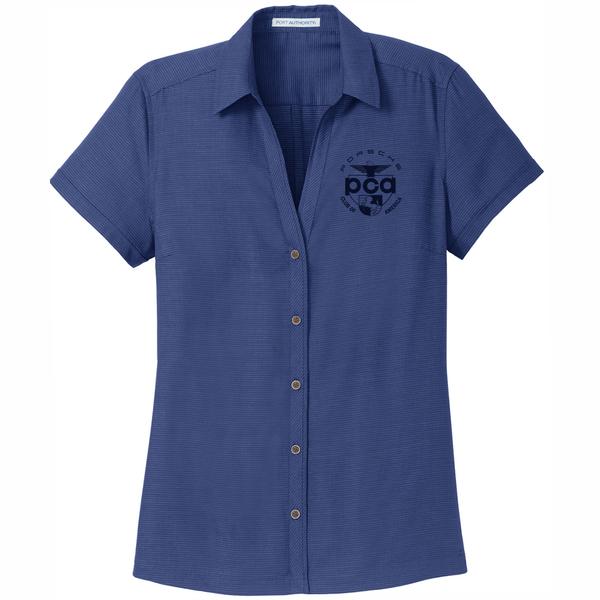 womens black camp shirt