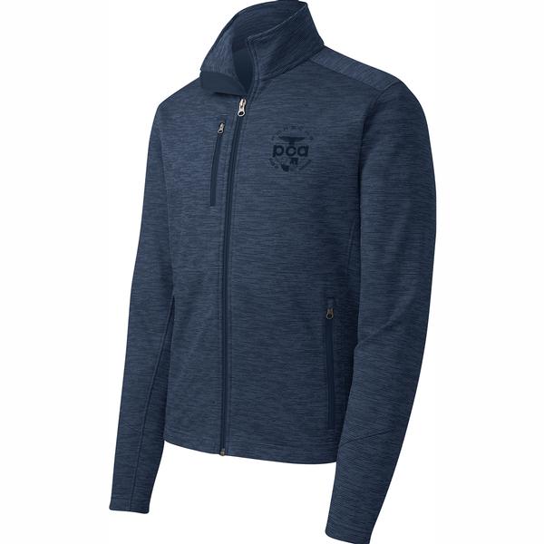 digi stripe fleece jacket