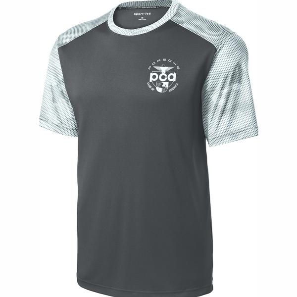 Men's SportTek CamoHex Colorblock Tee PCA National store