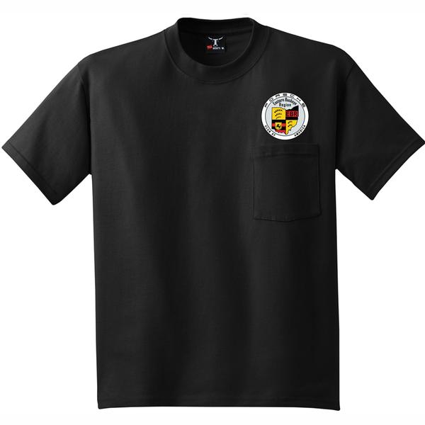 Hanes Men's Beefy-T Pocket T-Shirt - Heavyweight Cotton Tee With Chest Pocket