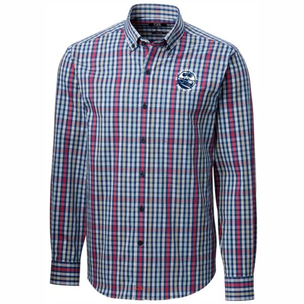 double nike check shirt