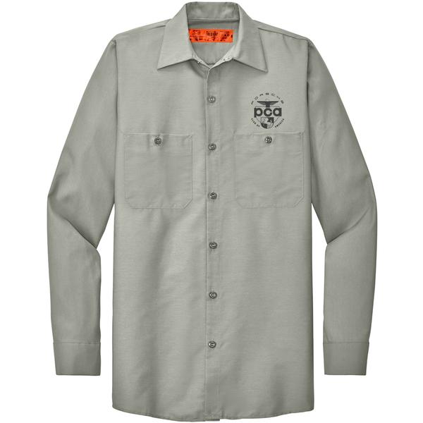 Red Kap Men's Long Sleeve Industrial Work Shirt | PCA National